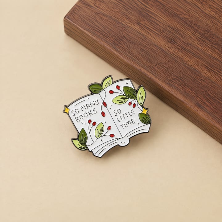 The Book Lover's Enamel Pin