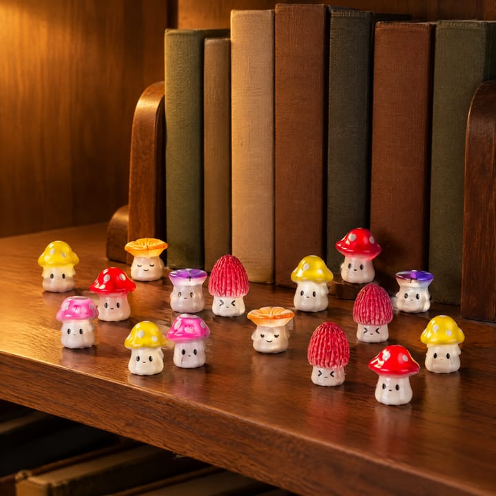 Glow in the Dark Mushroom Figurines