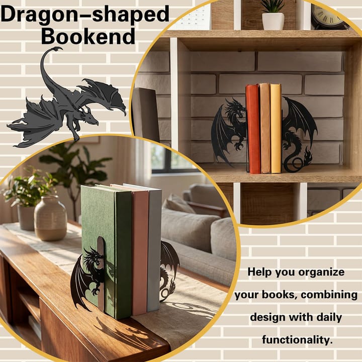 The Dragon's Perch Bookends