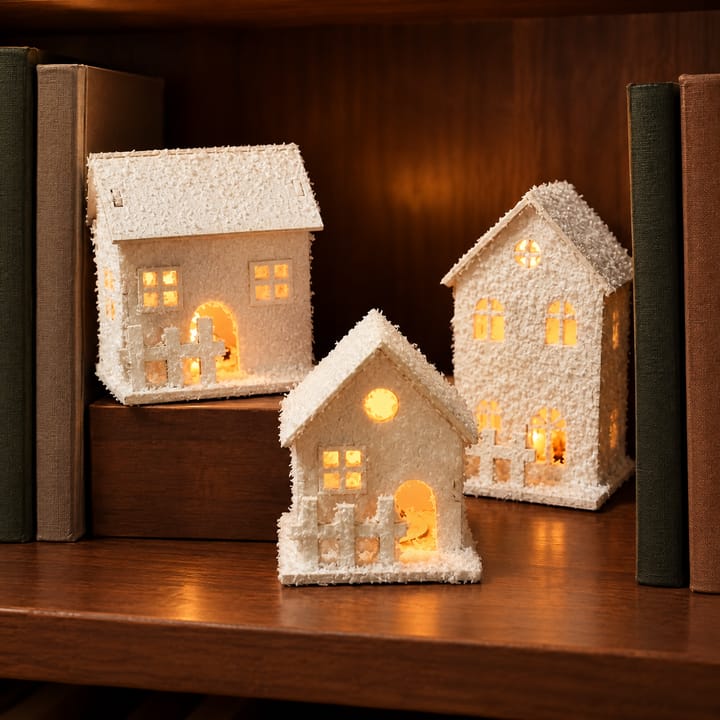 The Glowing Christmas Village House