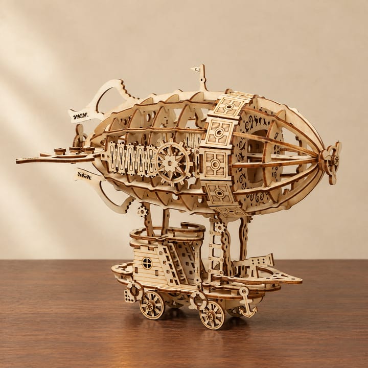 The Skyward Airship Wooden Puzzle