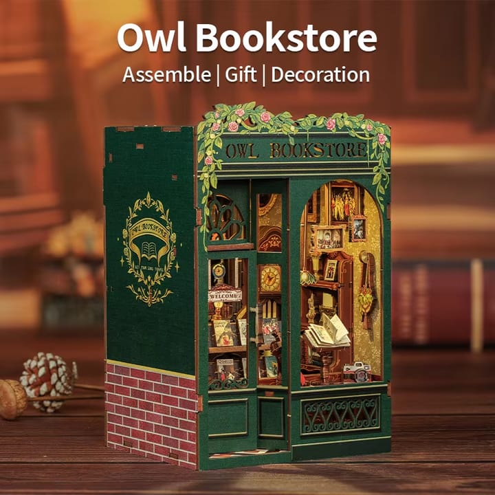 The Owl Bookstore Book Nook Kit