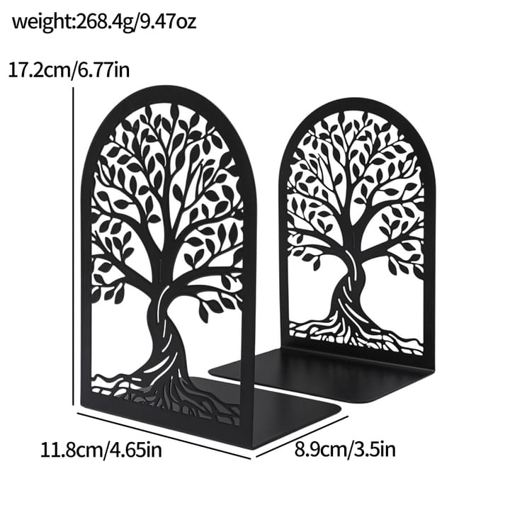The Tree of Life Bookends, Black