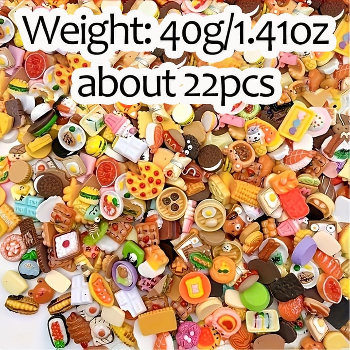 The Tiny Pantry Food Figurines, About 22 pieces