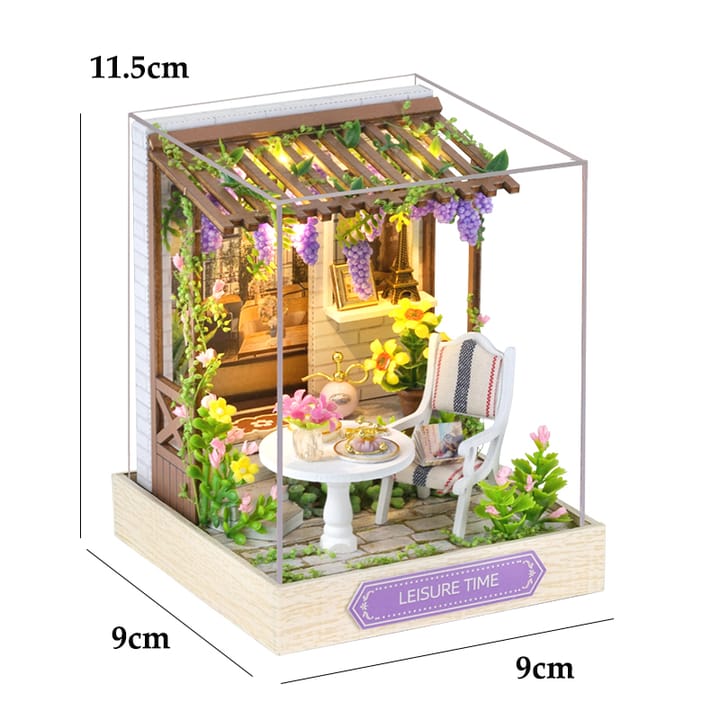 The Hobby House Miniature Kit, Leisure patio, with cover