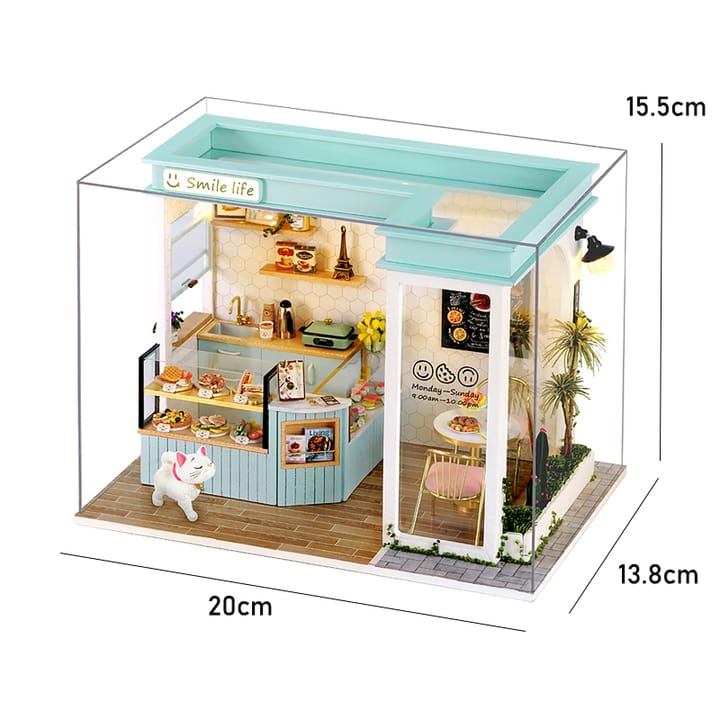 The Hobby House Miniature Kit, Sewing room, with cover
