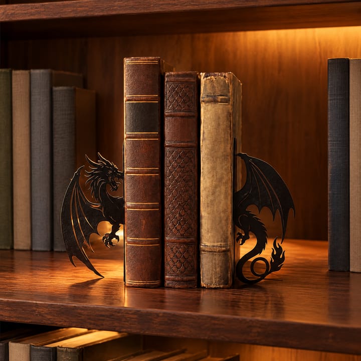 The Dragon's Perch Bookends