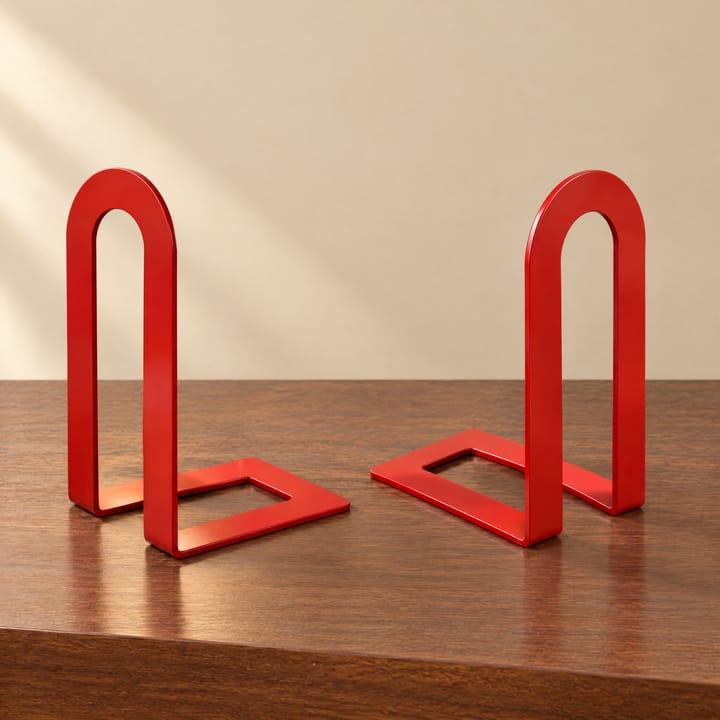 The Iron Line Bookends, Red